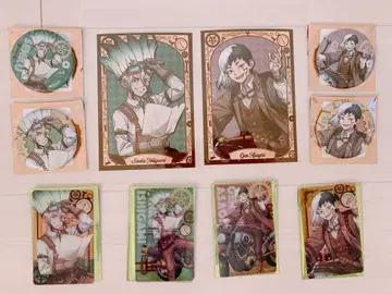 Dr.STONE 투링 이시가미 센쿠 아사기리 겐 클리어 카드 캔뱃지