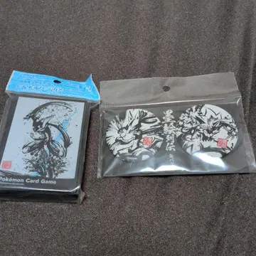 게코가스 슬리브 루카리오 제라오라 묵화열전 캔뱃지 묵화 시리즈