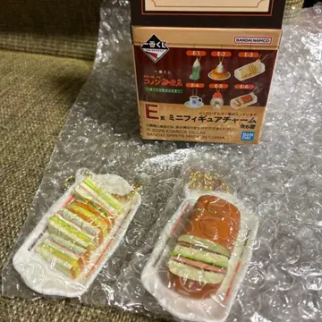 새상품 제일복권 코메다 커피 E상 미니 피규어 참 카츠빵 샌드위치