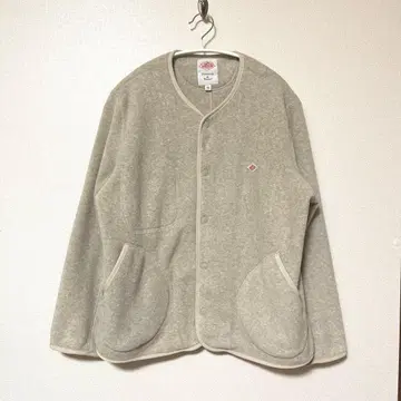 단톤 플리스 칼라리스 자켓 가디건 36