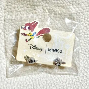 해외 MINISO 주토피아 귀걸이 닉