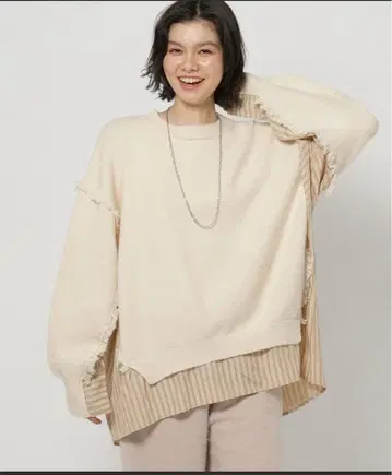 스트라이프 도킹 니트 니코앤드 택 포함 새상품