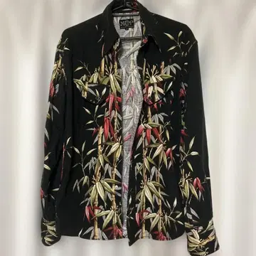 캐주얼 꽃무늬 긴팔 셔츠 빈티지