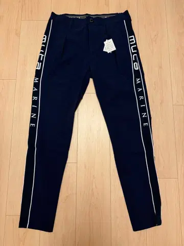 muta MARINE Dot Air 사이드 라인 이지 슬랙스