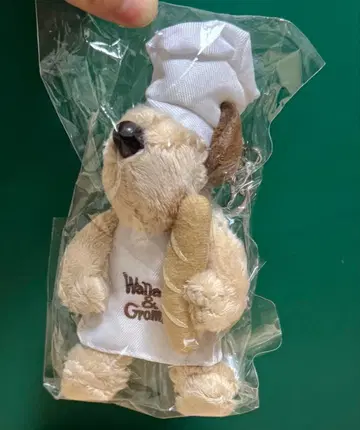 [ 미개봉 새상품 ] 월레스와 그루밋 셰프 봉제 인형 키링 그루밋