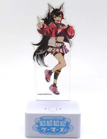 오오카미 미오 빛나는 LED 아크릴 스탠드 초초초초 게이머즈 2