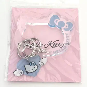 산리오 헬로키티 SPINNS 콜라보 카라비너 엔젤 블루