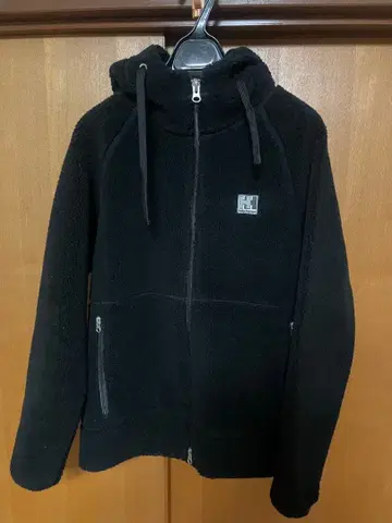 [ 선착순 ] 헬리한센 보아 플리스 후드티 블랙 S