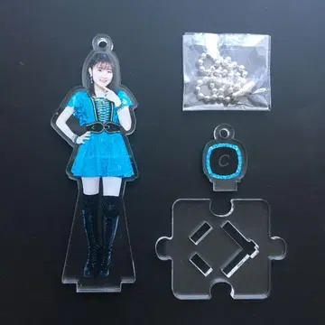 모닝구무스메. 모리토 치사키 피규어 스탠드 키링 MOMM