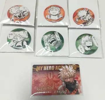 나의 히어로 아카데미아 바쿠고 점프샵 캔뱃지 푸치 생일 카드