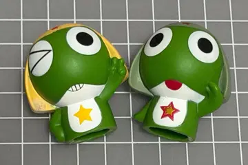 개구리 중사 케로로 소프트 비닐 피규어 2종 세트 새상품입니다.