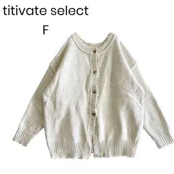 [ titivateselect ] 니트 가디건 오버 사이즈 1431