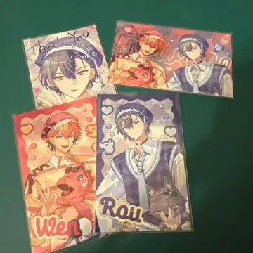 니지산지 갸우루후 포토 카드 코야나기 로우 아카기 웬