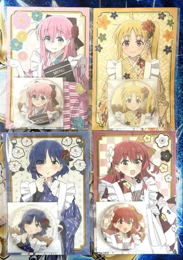 봇치 더 록 교토 만화 페스티벌 캔뱃지, 엽서 세트 결속 밴드 4종 세트