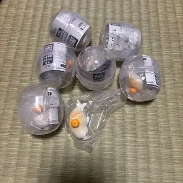 모니치마루 아자라시모치 x 1, 콘가리이로 x 6 캡슐 토이 7개 세트