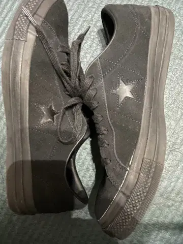 컨버스 원스타 스웨이드 올블랙