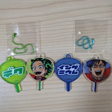 부채 키링 컬렉션 미도리야 이즈쿠 이이다 텐야