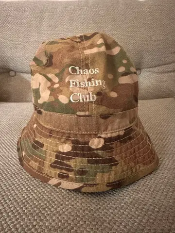 Chaos Fishing Club 버킷 햇 카모플라쥬