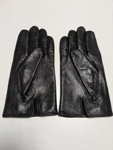 [ 새상품급 ] 남성용 블랙 본 가죽 장갑