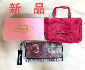 Think Bee! 싱크비! 새상품 장지갑 럭셔리 자수