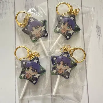 죠죠의 기묘한 모험 죠나단 죠죠 월드 캔디풍 아크릴 키링