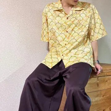 기모노 리메이크 하와이안 셔츠 카리유시