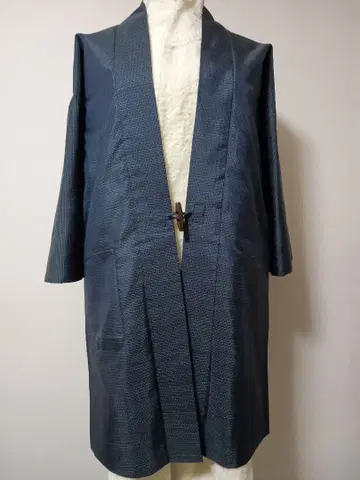 순수 실크 남성용 오시마 명주 겉옷 리메이크 남녀 공용 자켓/코트