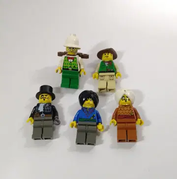 레고 미니 피규어 세계의 모험 시리즈 정품 부품 5개 묶음 판매 7418