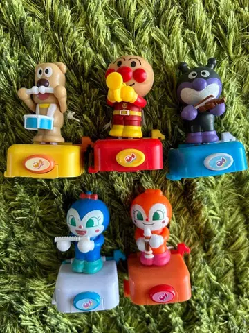 호빵맨 가챠폰 캡슐 토이 음악 멜로디 전 5종 컴플리트