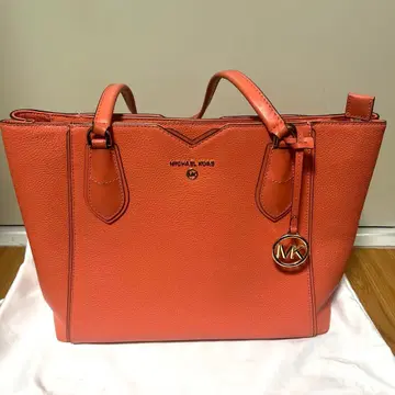 MICHAEL KORS 마이클코어스 백 업무용 오렌지 컬러