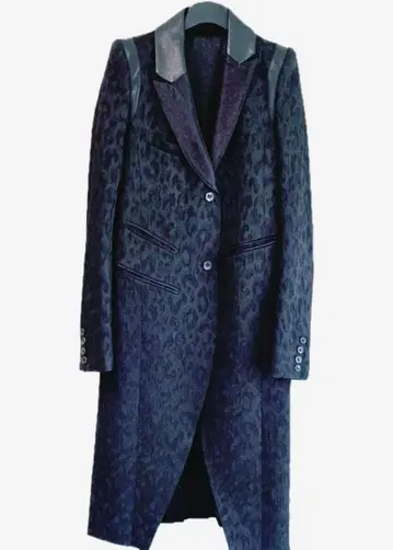 ifsixwasnine 레오파드 자카드 코트