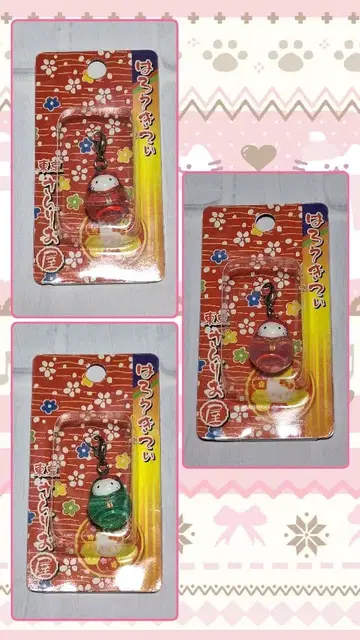 도쿄 산리오 3종 2002 공주 달마 한정판 키티 지역 한정 키티