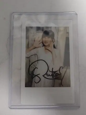 후카가와 루카 친필 사인 폴라로이드