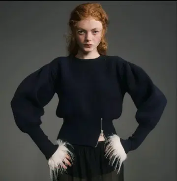 bibiy. 비비ADELE FUR KNIT