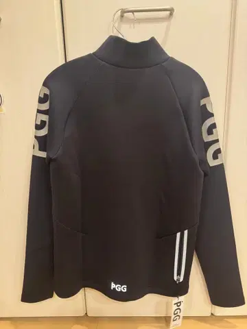 PGG 던브릴 니트 모크넥 네이비