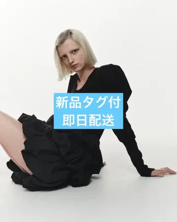 [택 포함 새상품] Bibiy. EFFIE PUFF KNIT 블랙