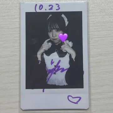 iLiFE! 순령 미키 사인 있음 폴라로이드 할로윈 메이드