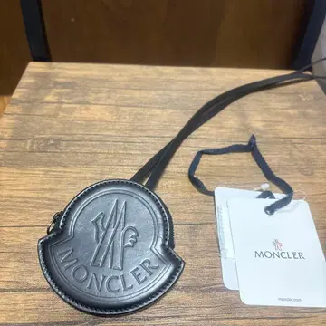 MONCLER LANYARD COO 블랙 코인 케이스 TG UNI