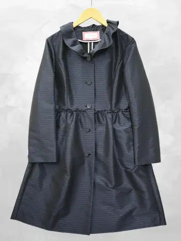 하나에모리 알마 앙 로즈 프릴 보더 스프링 코트