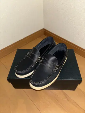 새상품급 Paraboot 파라부트 네이비 데크 슈즈