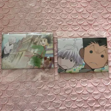 니테레야 헌터헌터 장면 사진 스퀘어 캔뱃지 곤 키루아