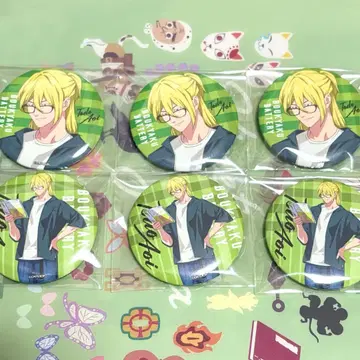 망각 배터리 복권 랙 토도 아오이 캔뱃지 세트