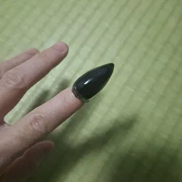 아메야 네일 반지 블랙