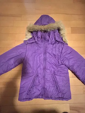 y2k 헤이세이 갸루 퍼 다운 보라색 M 사이즈