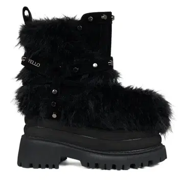 YELLO GARMR SHORT BOOTS 숏 퍼 부츠 M