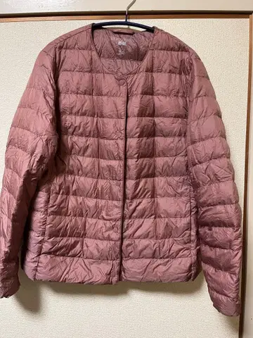 UNIQLO 울트라 라이트 다운 다운 자켓 XL 핑크
