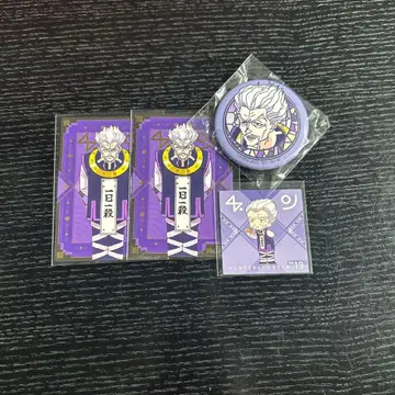 Hunter x Hunter 제노 조르딕 캔뱃지 & 카드 & 씰