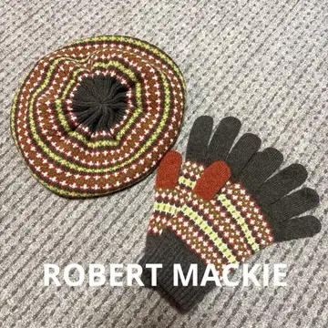 ROBERT MACKIE 장갑과 모자 세트