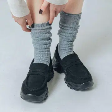 EVOL 스니커즈 밑창 로퍼 M 블랙