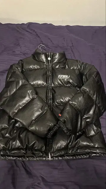 FUBU 블랙 다운 자켓 XXL